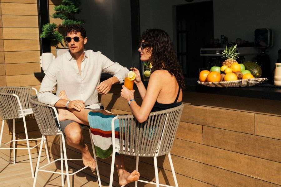 Estrela de cinema por um dia, no Copacabana Palace.